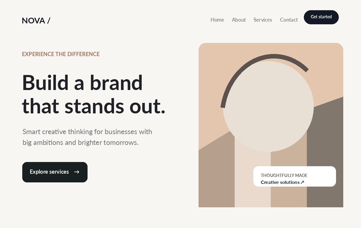 Nova Business WordPress theme preview